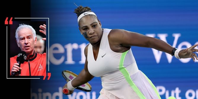 "Could be 1st round, or she could actually make a run; depends on the crowd" - John McEnroe believes fans could play role in Serena Williams’ performance at US Open