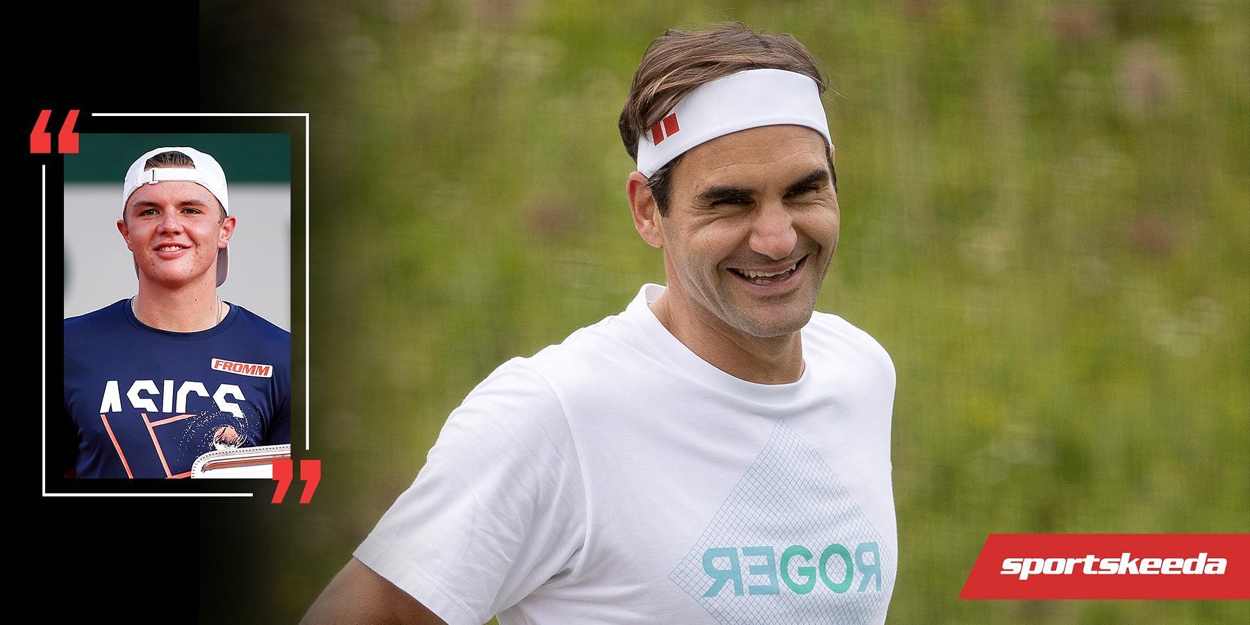Dominic Stricker cherishes the time spent with Federer on the court