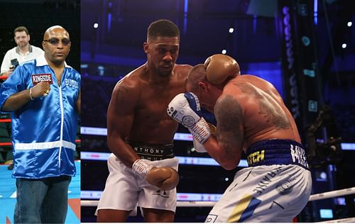 From Left to Right: Buddy McGirt, Anthony Joshua, Oleksander Usyk