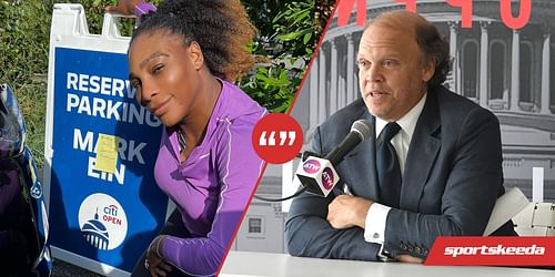 Serena Williams hijacked Mark Ein's allotted parking spot