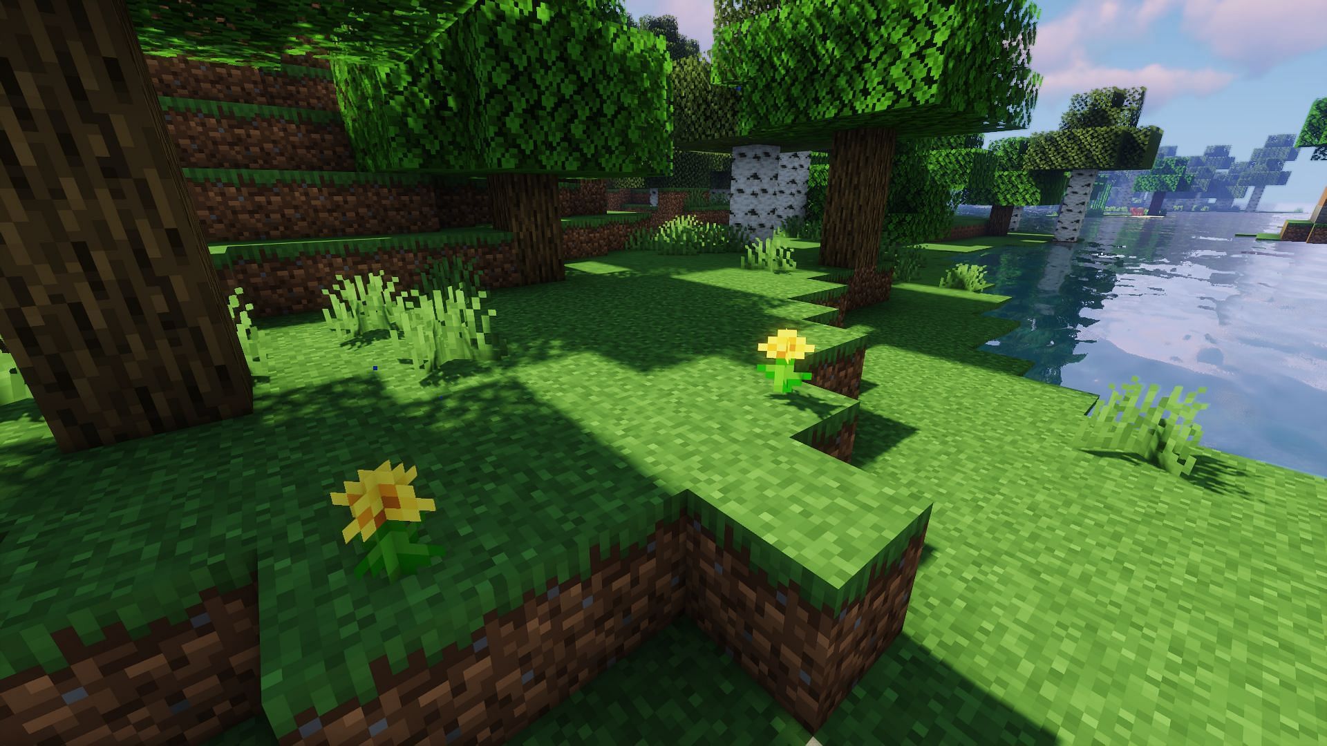 An example of dandelions (Image via Minecraft)