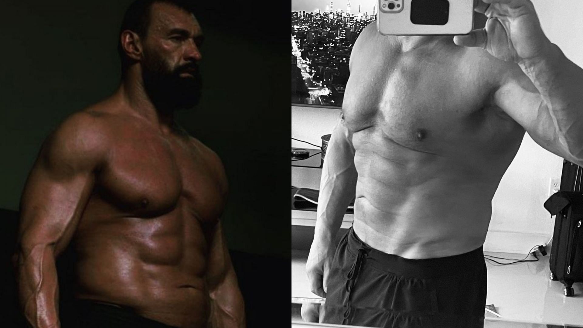 Oleg Prudius (fka Vladimir Kozlov) likes to show off his physique