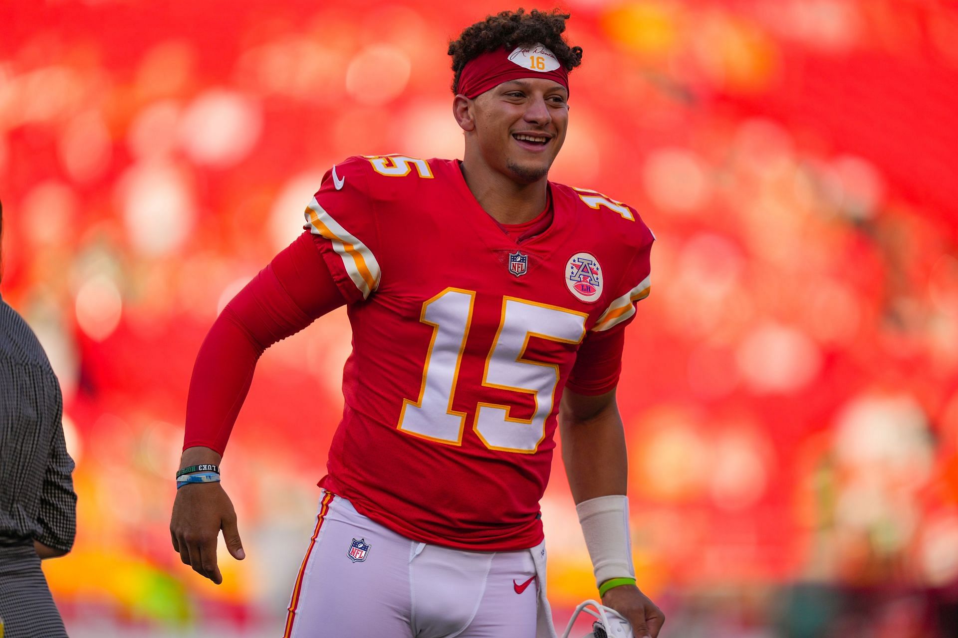 Sterling&#039;s father Patrick Mahomes