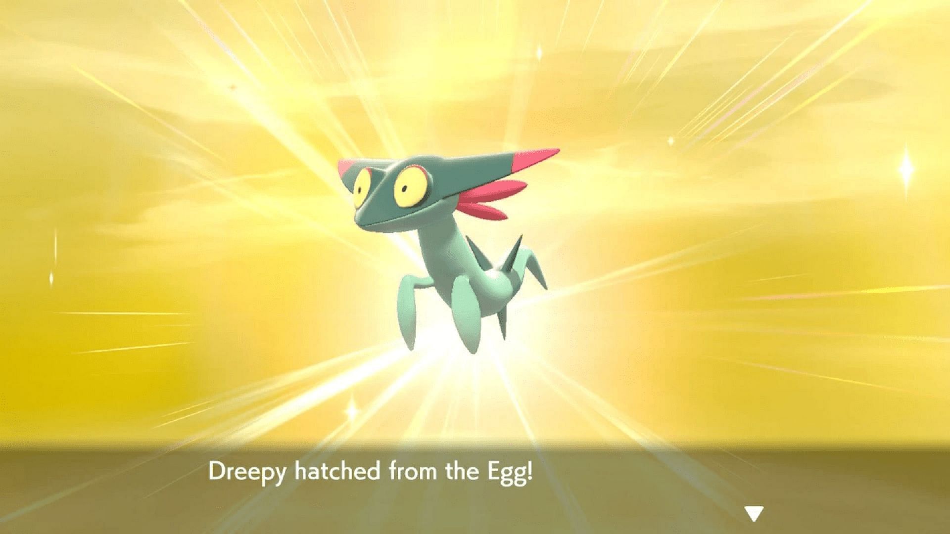 Dreepy hatches in the Sword and Shield games (Image via Game Freak)