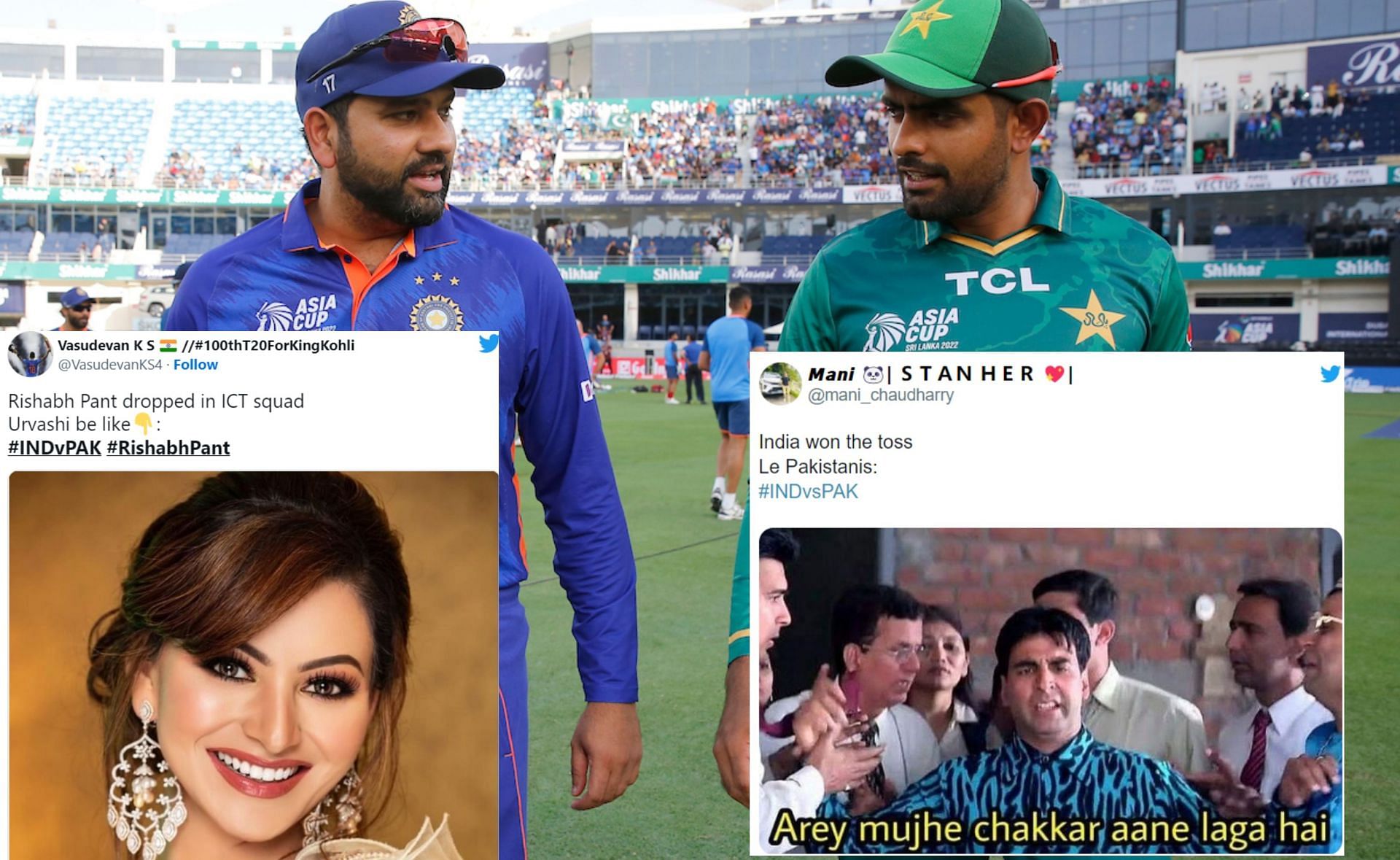 Fans react after toss in second match of Asia Cup 2022