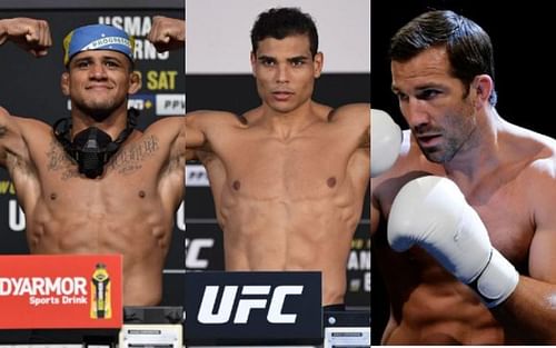 L-R Gilbert Burns, Paulo Costa and Luke Rockhold [Image credits- via Getty]