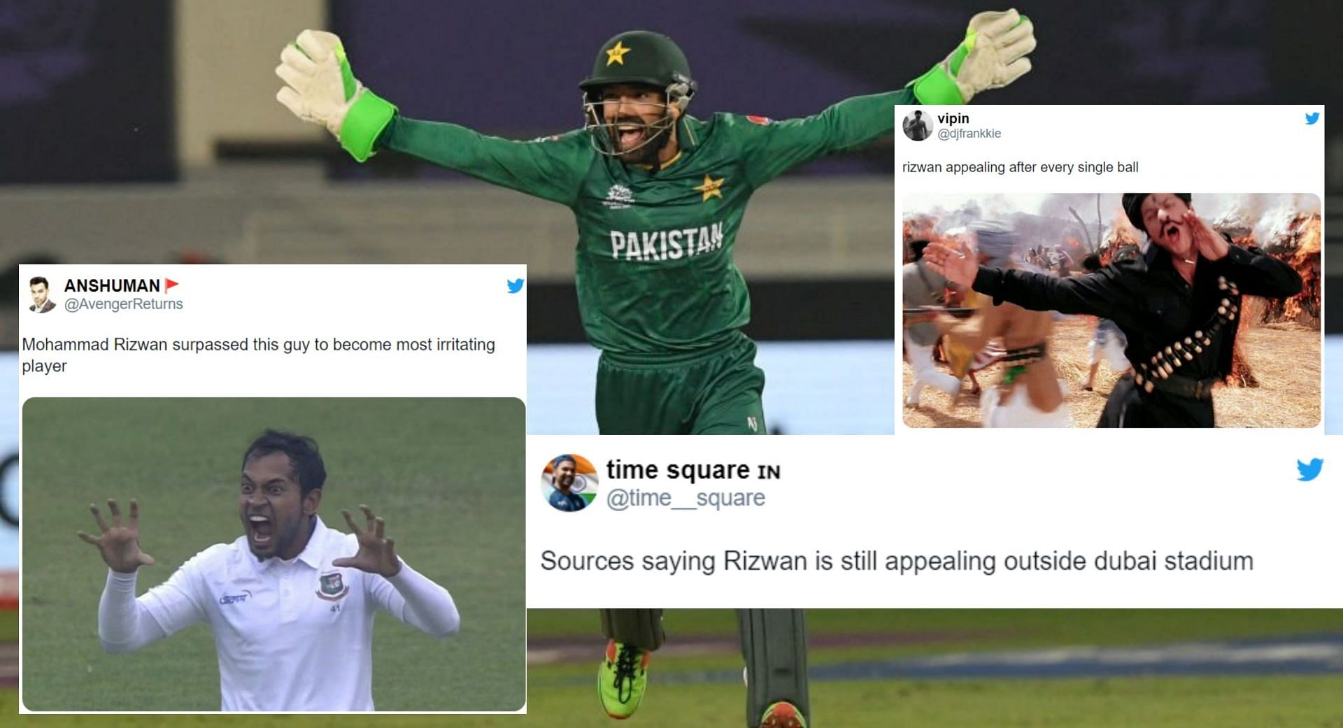 Fans troll Mohammad Rizwan for his antics during the Asia Cup clash against India