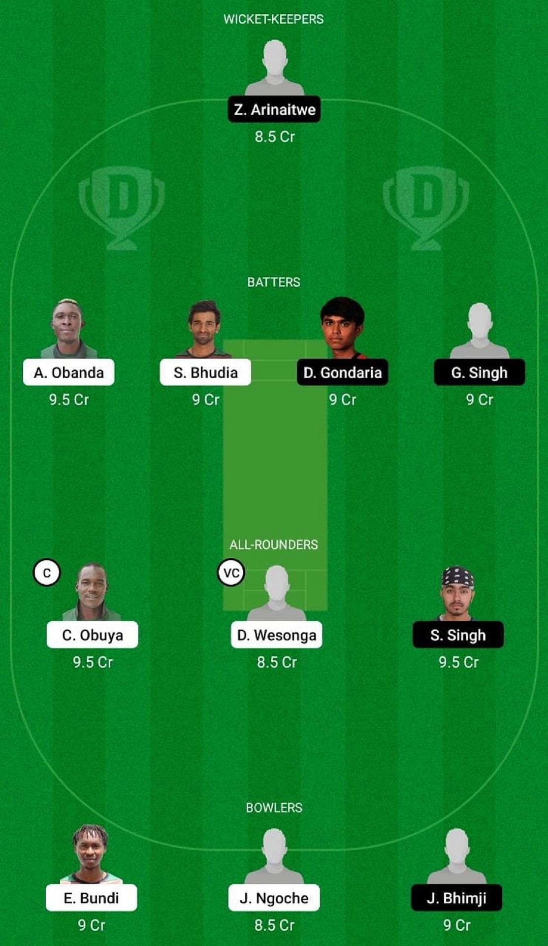 NL vs COD Dream11 Fantasy Suggestion #1