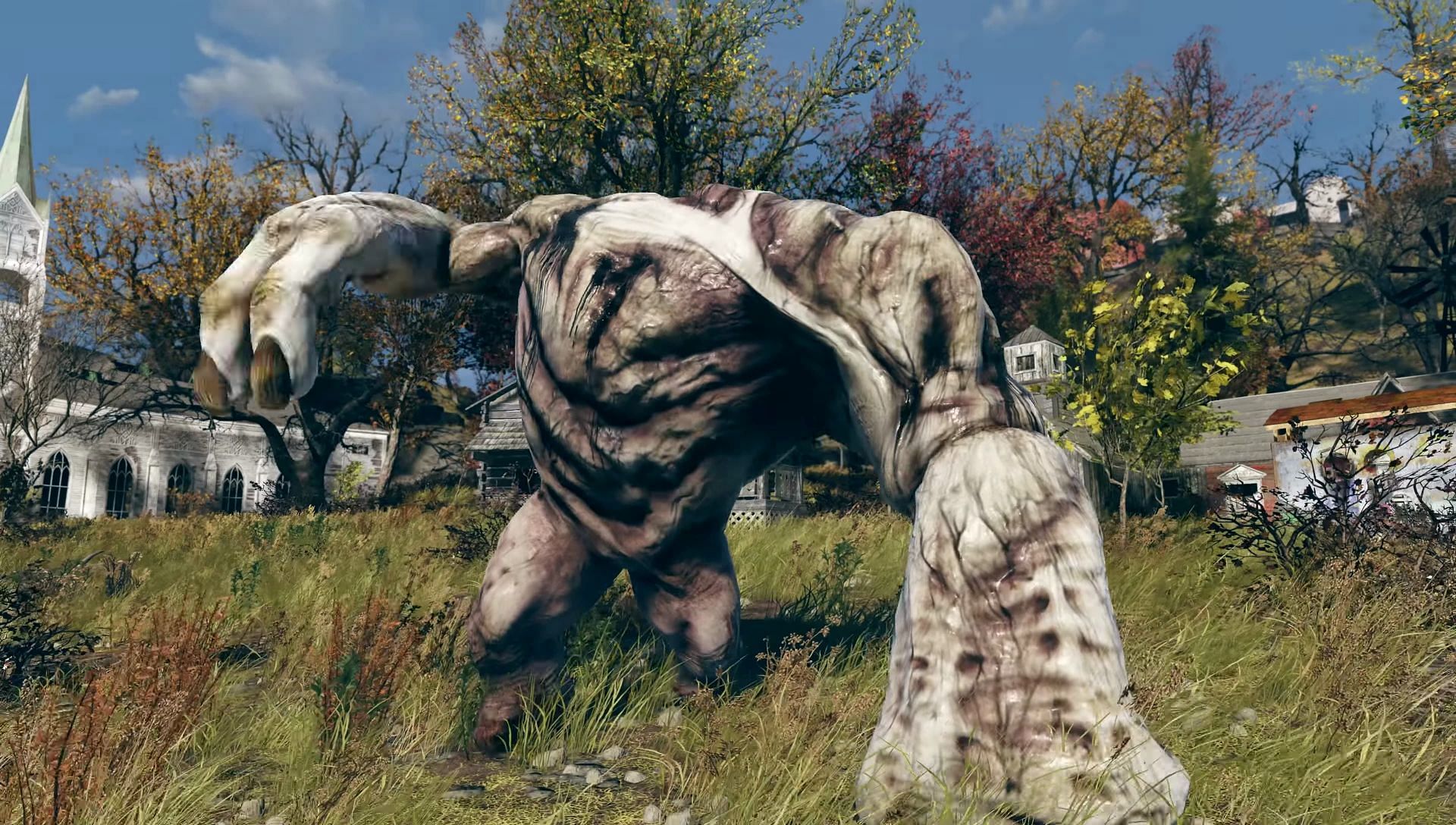 The Grafton Monster as it appears in Fallout 76 (Image via Bethesda)