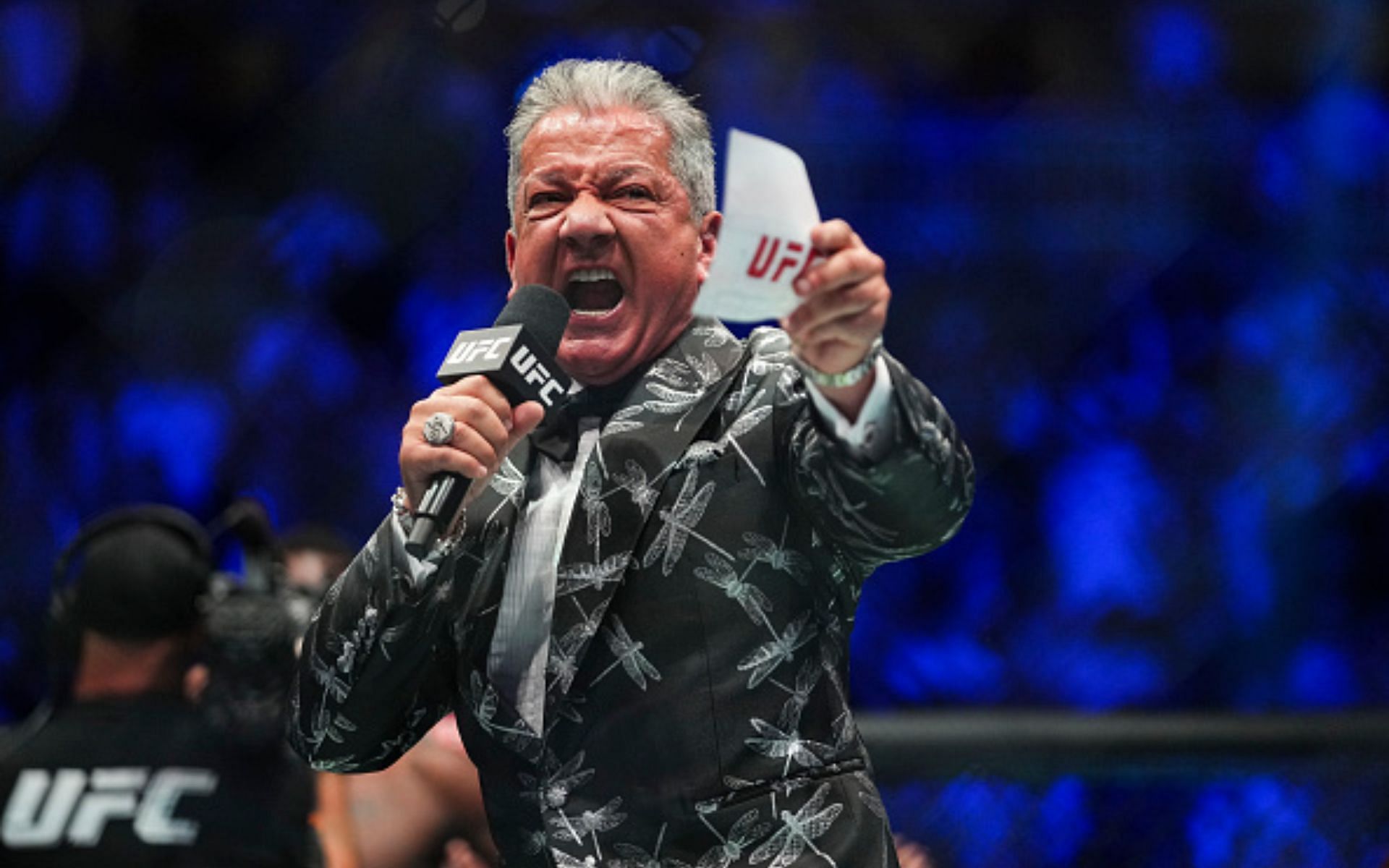 UFC Fight Tonight - Bruce Buffer at UFC event