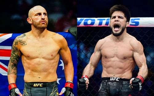 Alexander Volkanovski (left), Henry Cejudo (right)