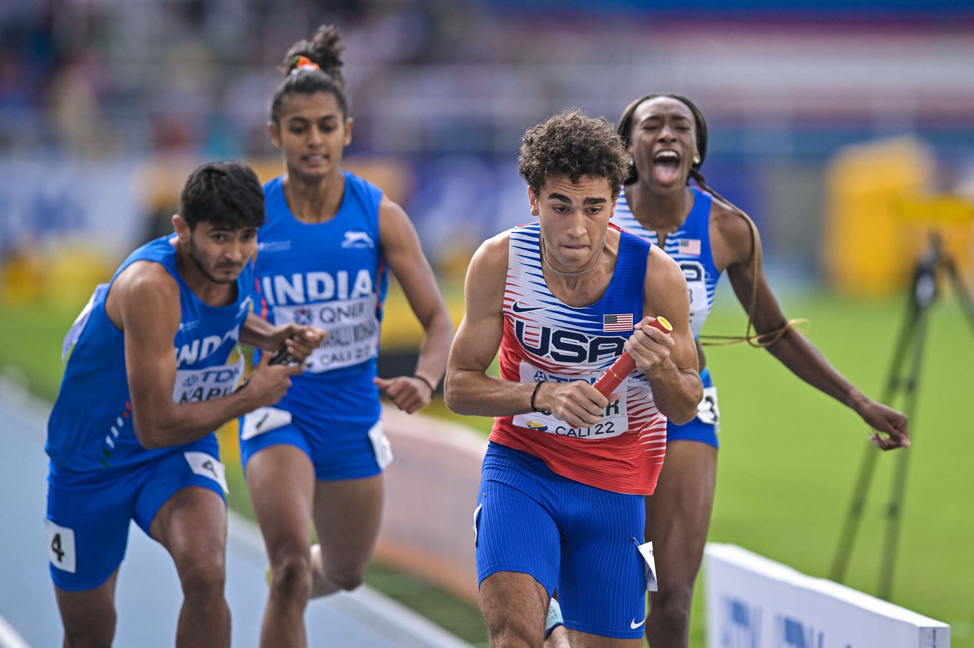 World Athletics U20 Championships 2022 India's 4x400m mixed relay team