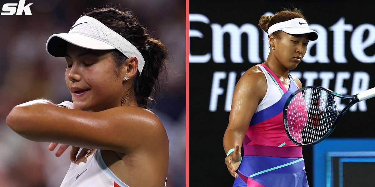 Emma Raducanu and Naomi Osaka have had a poor season so far