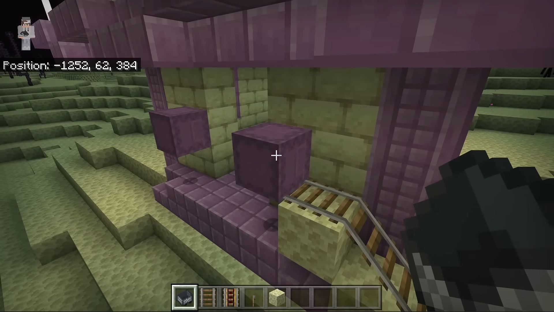 Transporting shulkers on the farm is the hardest part (Image via YouTube/JC Playz)