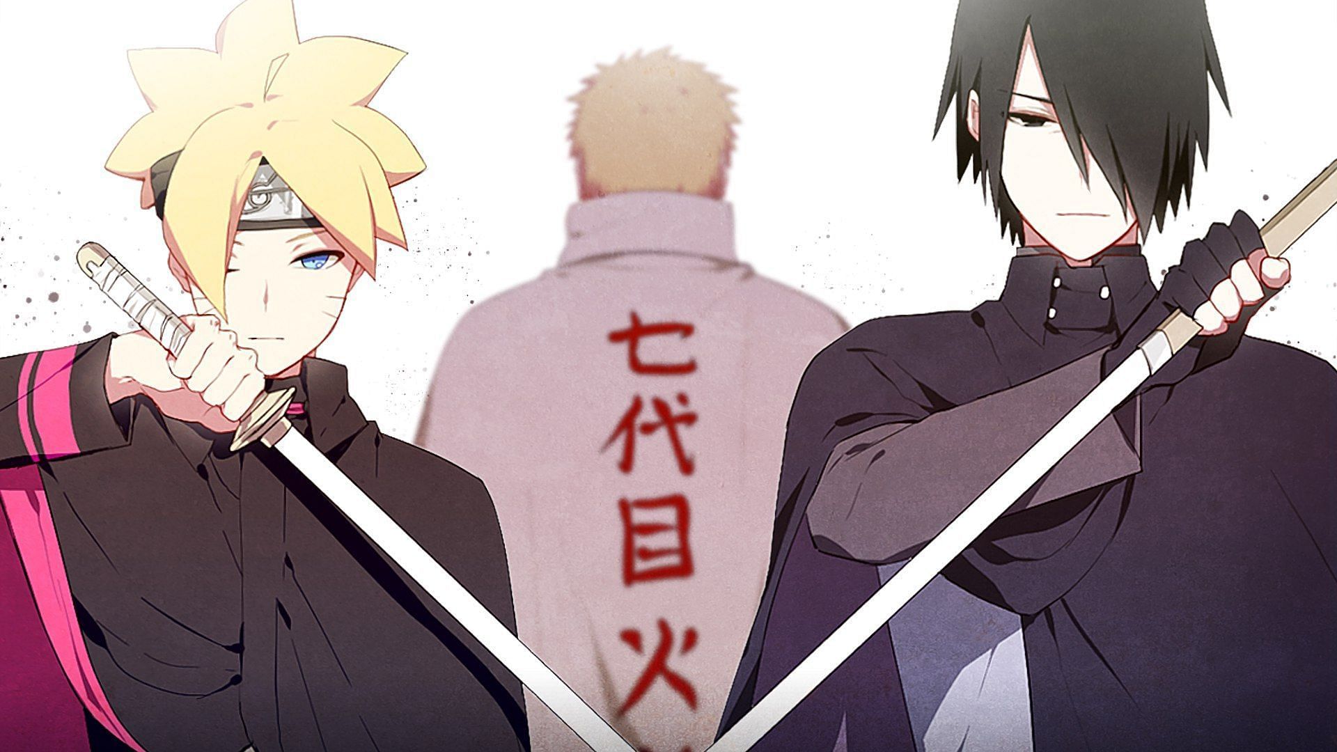 Boruto, Sasuke and Naruto (Image via Studio Pierrot)