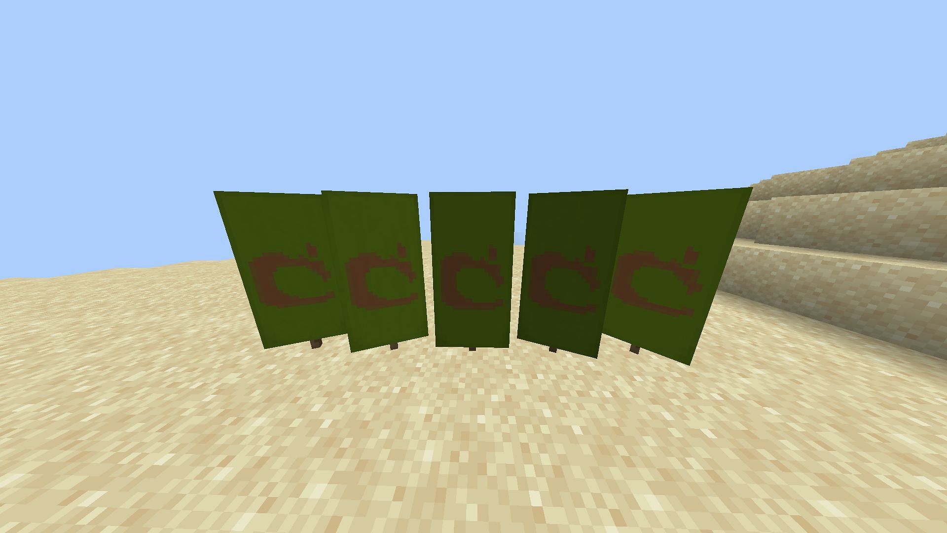 The Mojang Specifications banner (Image via Minecraft)