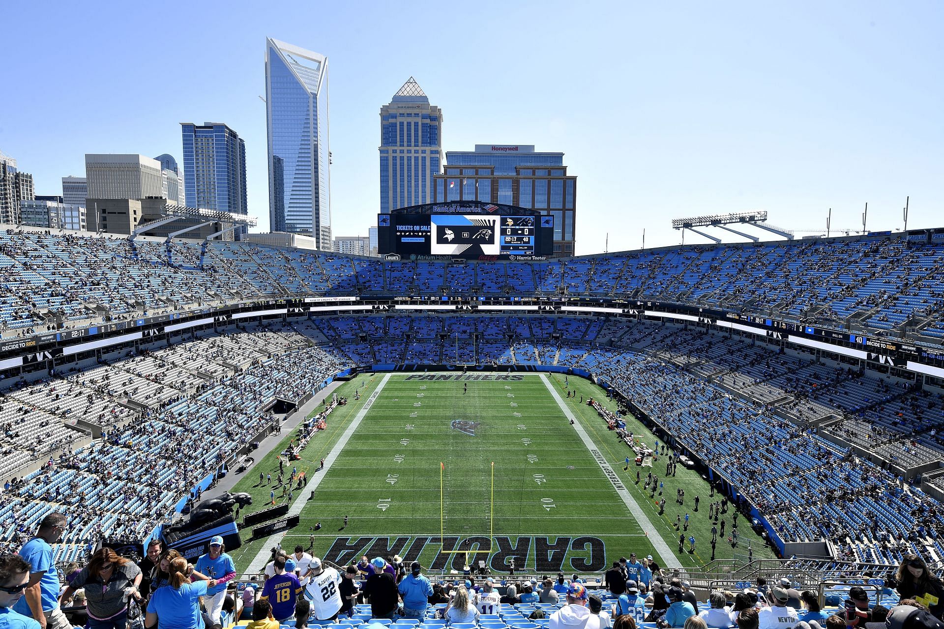 Carolina Panthers home field Bank of America Stadium