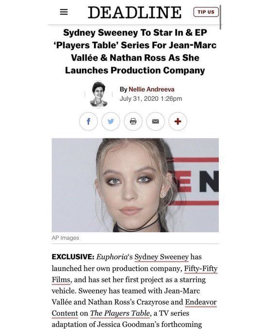 5 things you didn&rsquo;t know about Euphoria star Sydney Sweeney