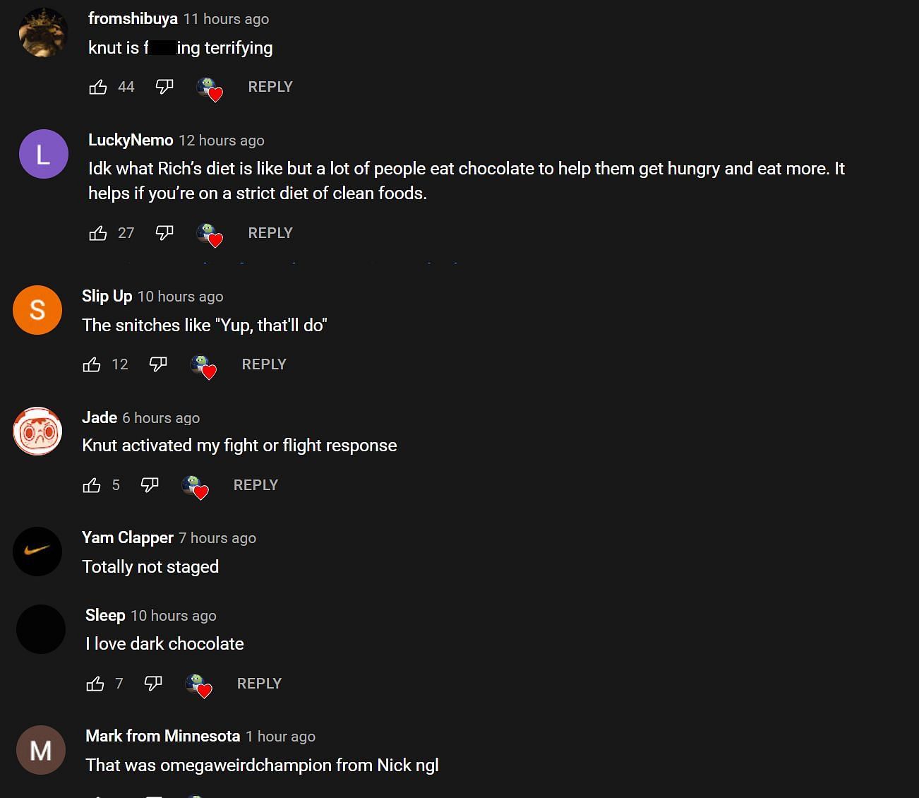 Fans react to Rich cheating on his diet (Image via El Pepegarino/YouTube)