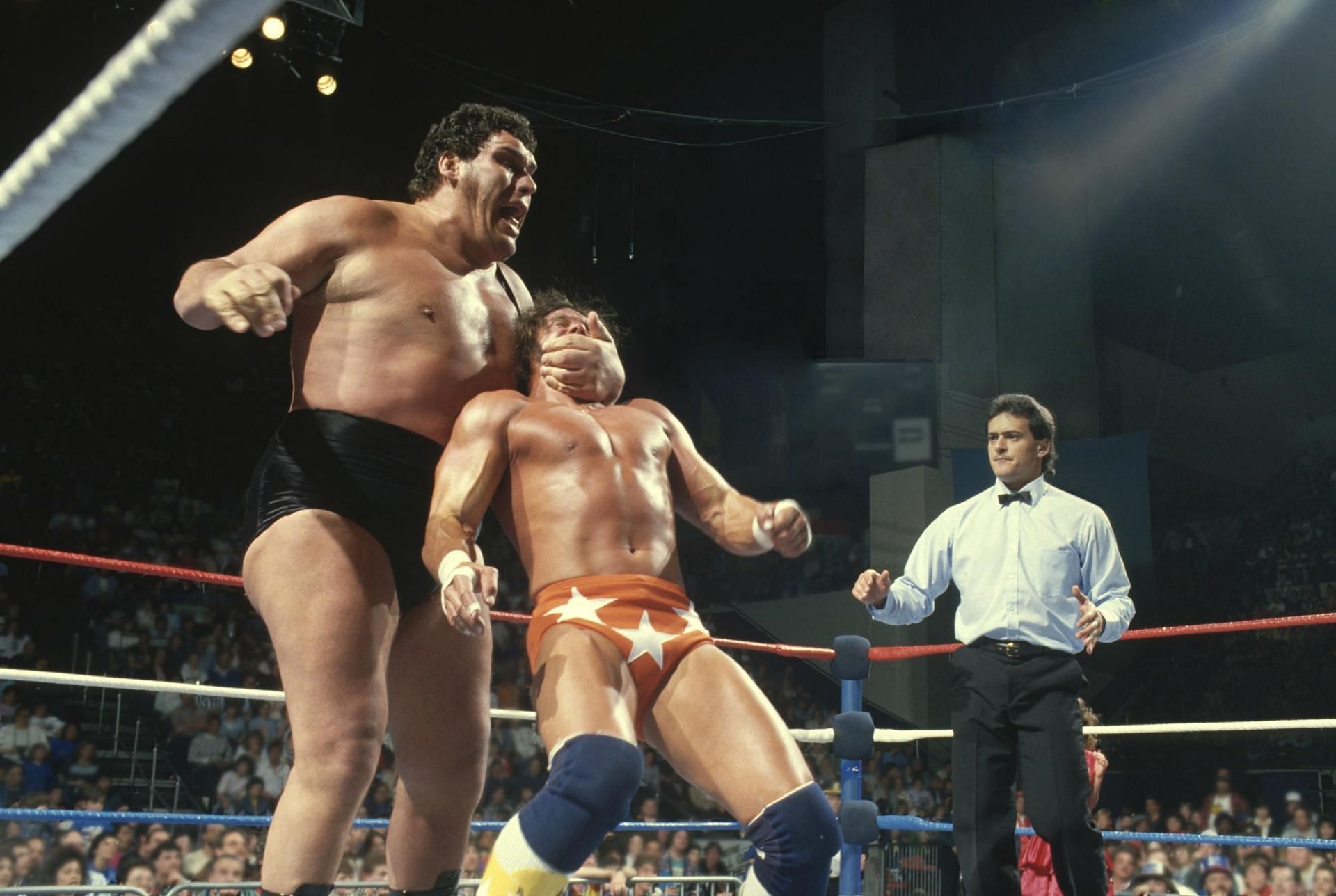 Andre the Giant is said to take &quot;Giant&quot; Bathroom breaks.