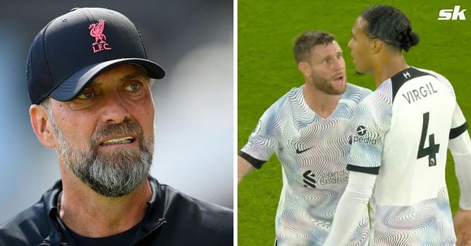 "It looks more serious than it is" - Jurgen Klopp opens up on bust-up between Milner and Van Dijk during Liverpool defeat at Old Trafford