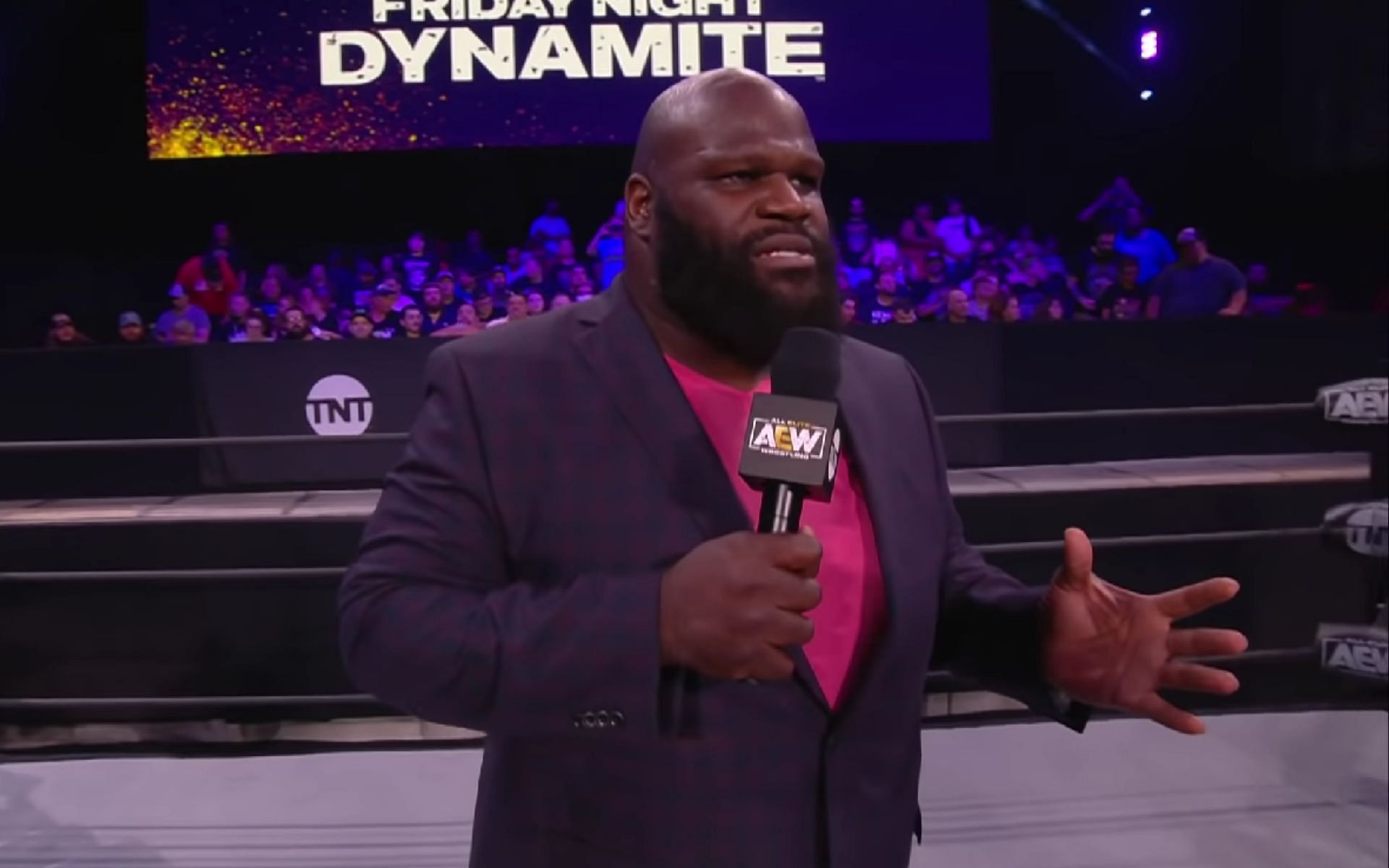 Current AEW personality, Mark Henry.