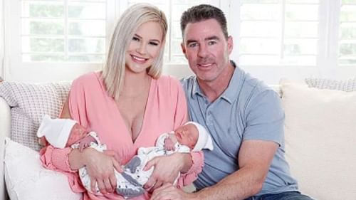 Former MLB CF Jim Edmonds with ex-wife, Meghan King