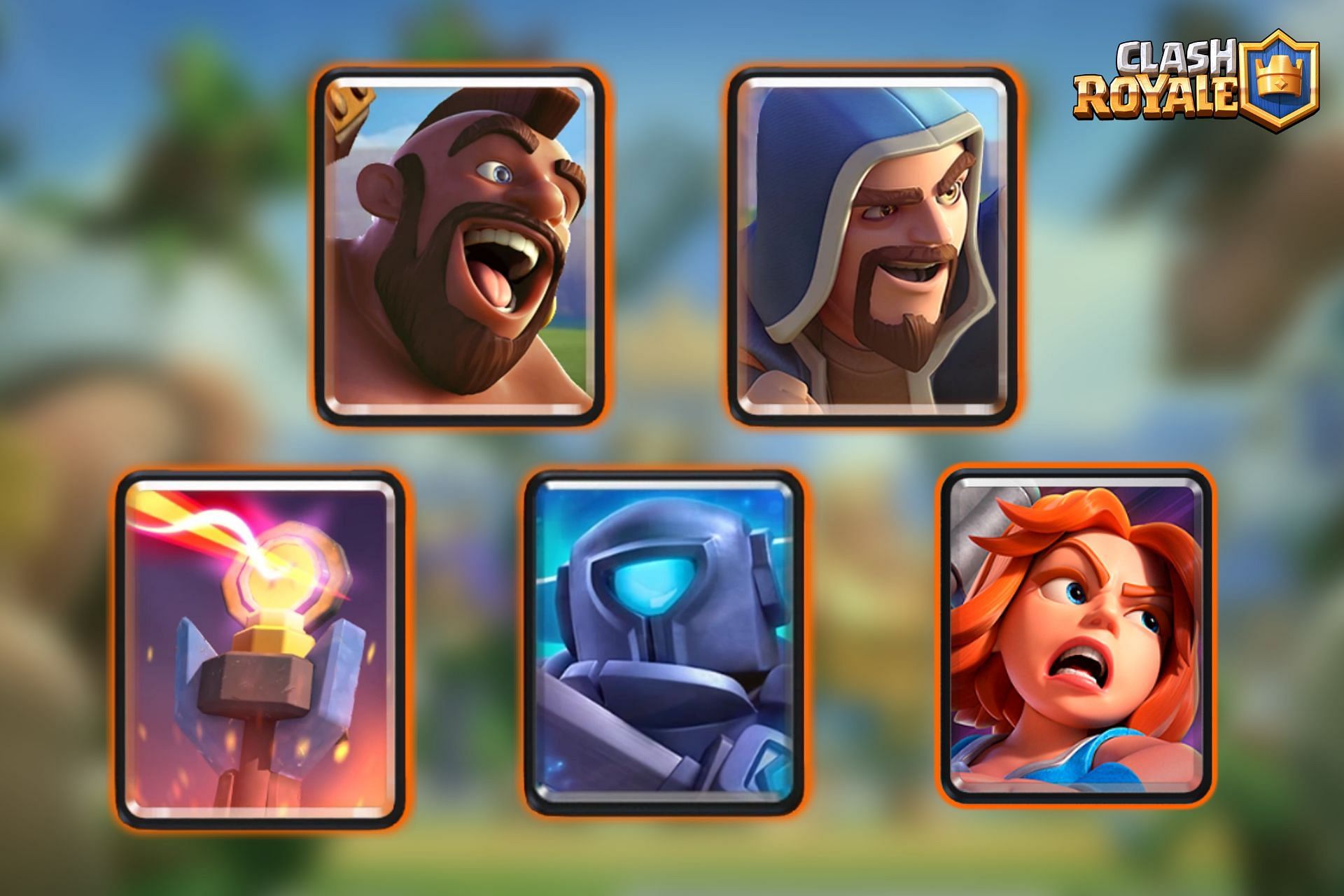 Rare cards for the Royal Tournament in Clash Royale (Image via Sportskeeda)