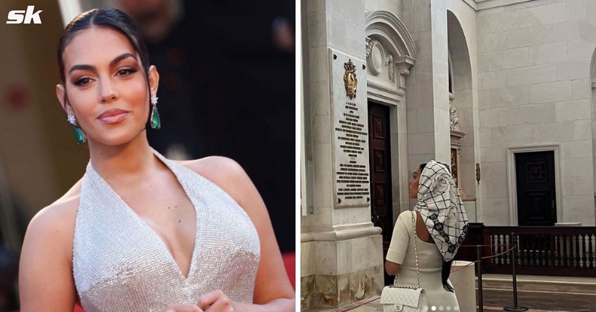 Georgina Rodriguez visits the holy site of Fatima