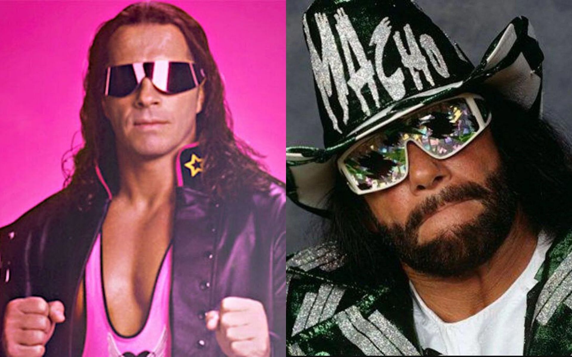Two of the best - Savage and Bret Hart