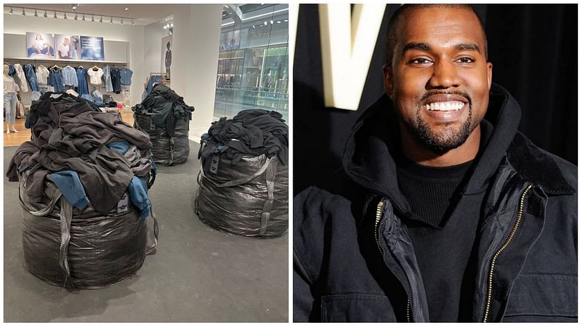This gotta be a social experiment”: Netizens slam Kanye West for selling  Yeezy Gap collection out of trash bags