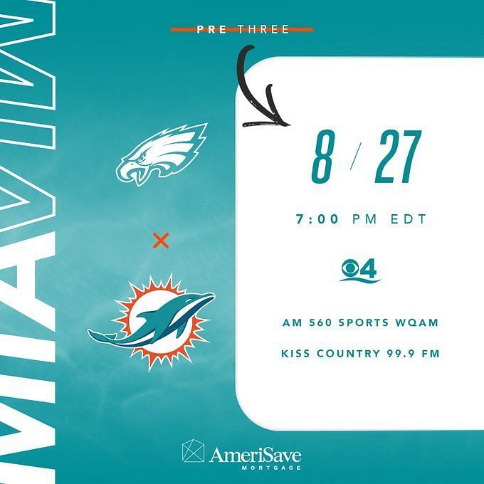 Miami Dolphins Vs Philadelphia Eagles This Weekend Doesn't Look Promising -  Narcity