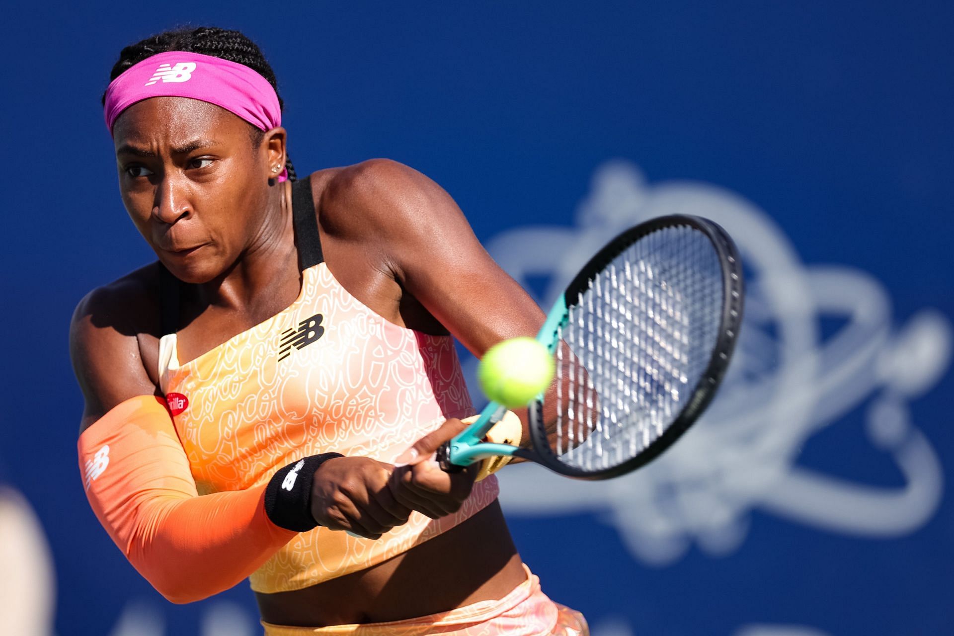 Coco Gauff at the Mubadala Silicon Valley Classic