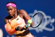 Coco Gauff at the Mubadala Silicon Valley Classic