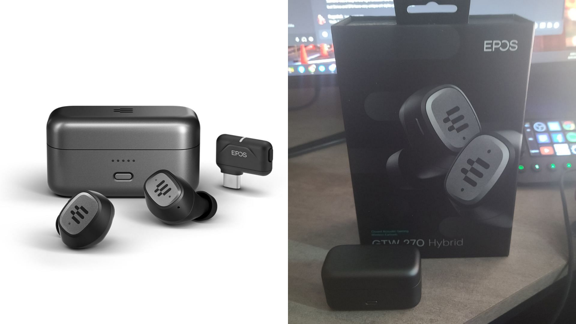 The EPOS GTW 270 Hybrid is a solid pair of earbuds, but not a replacement for a gaming headset (Image via EPOS)