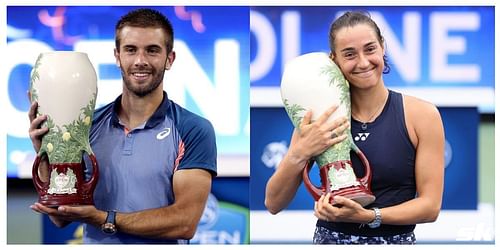 Borna Coric and Caroline Garcia won in Cincinnati