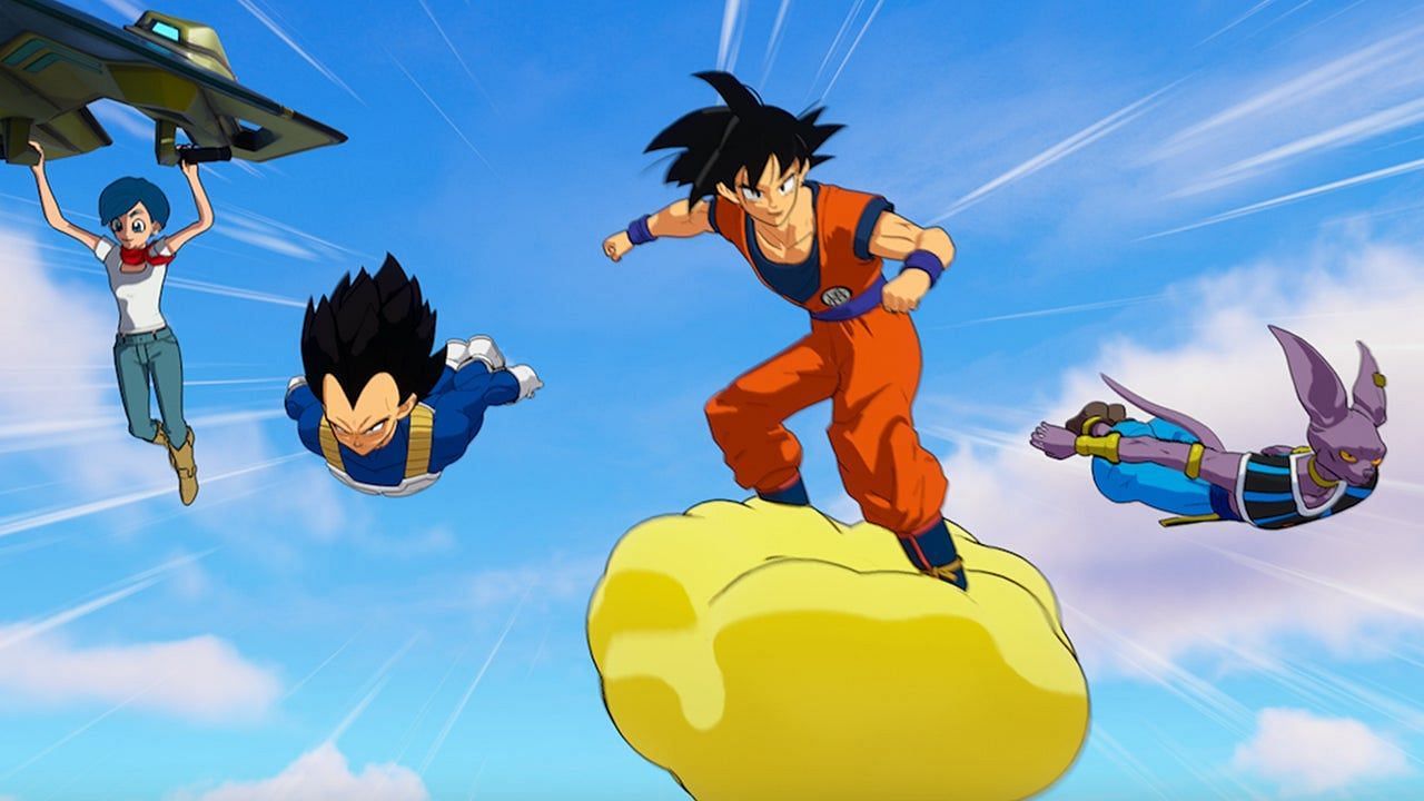Goku and the rest of the collaboration (Image via Epic Games)