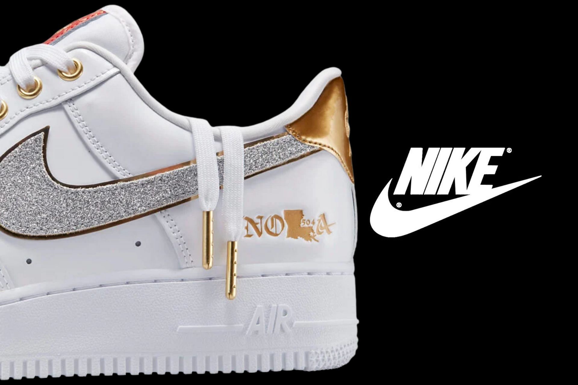 Nike air force hot sale 27 gold standard