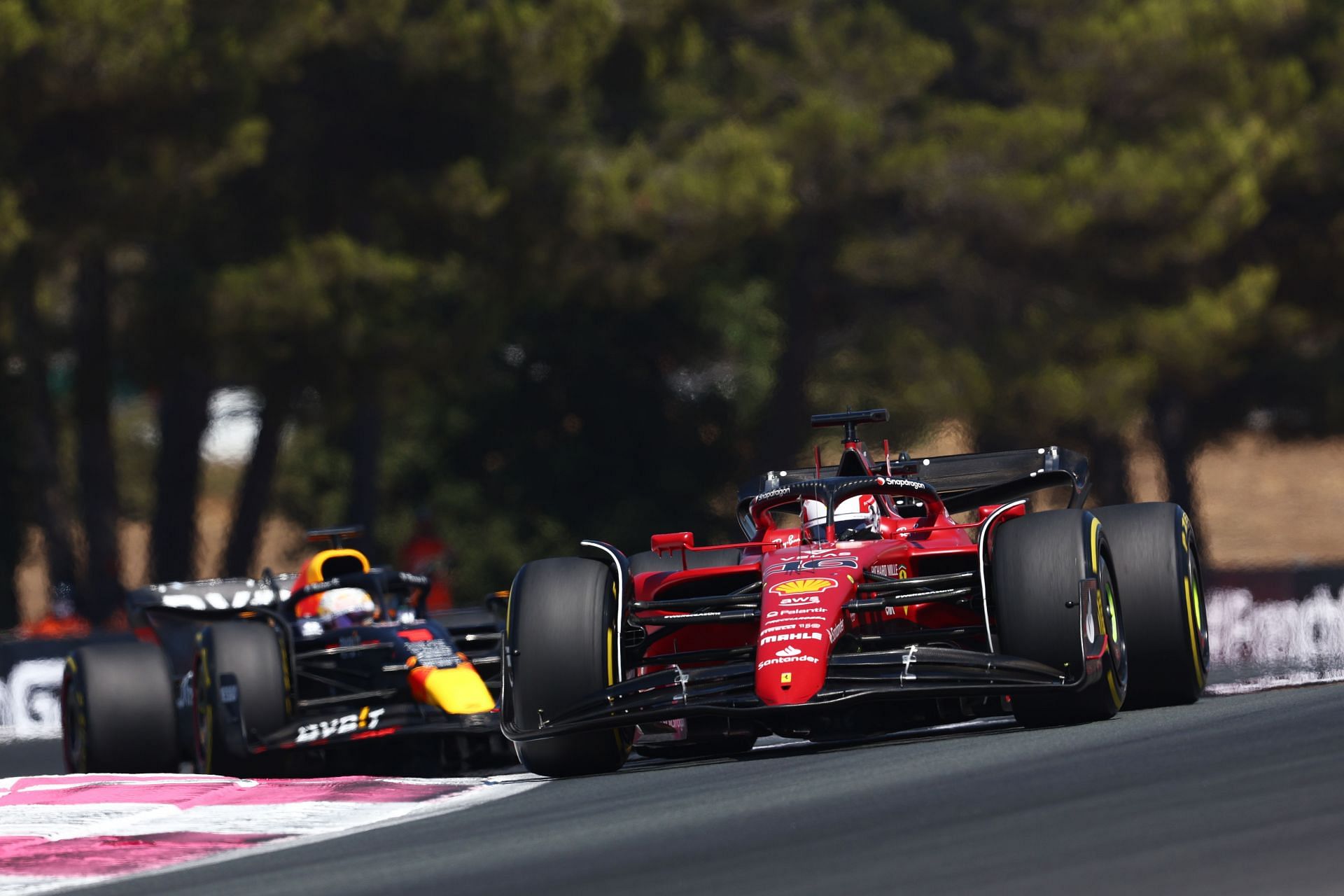 Charles Leclerc at the 2022 French Grand Prix. (Photo by Clive Rose/Getty Images)