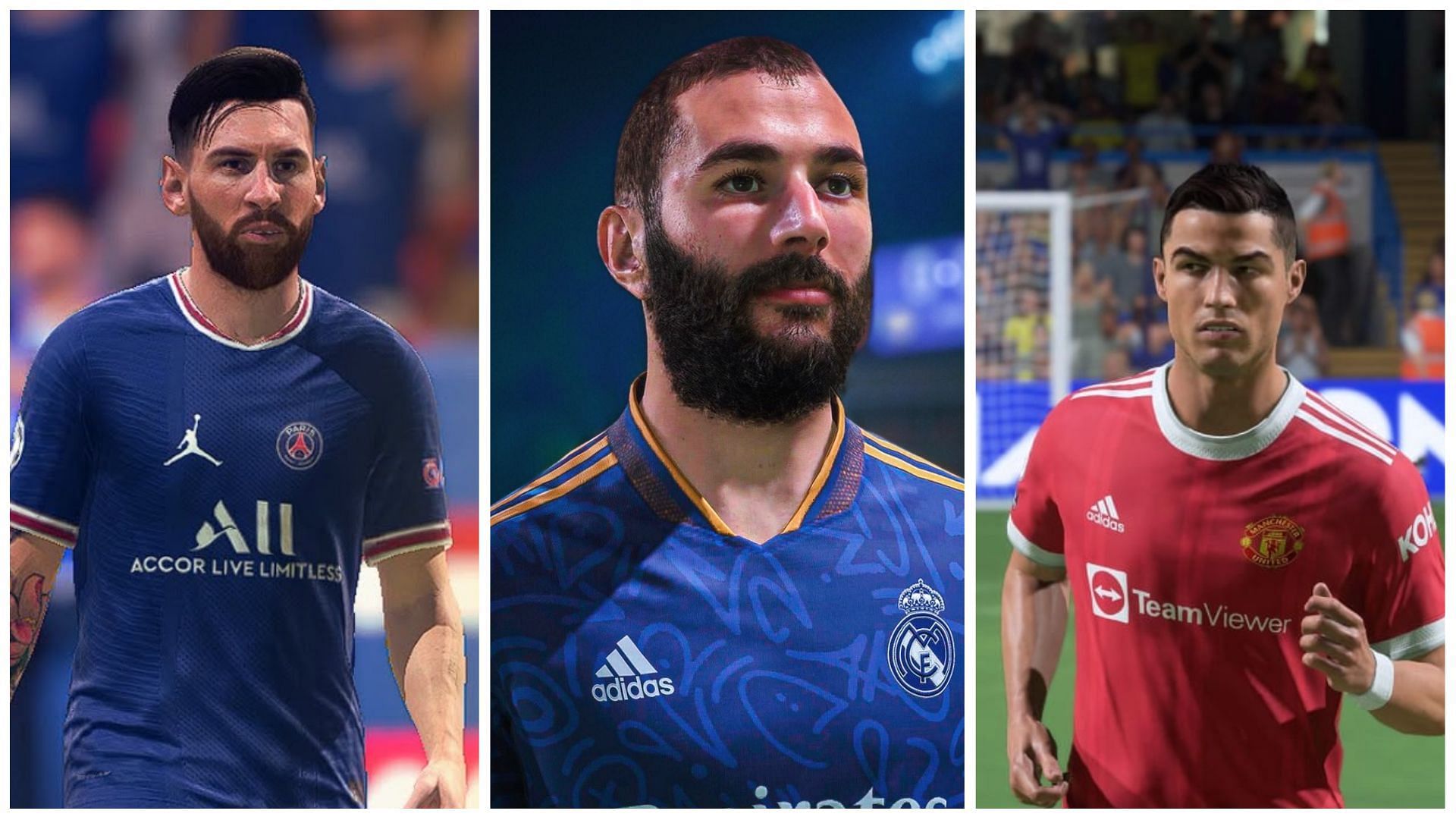The FIFA 23 Leak on Xbox has provided players with the top 10 ratings in the game (Images via EA Sports)