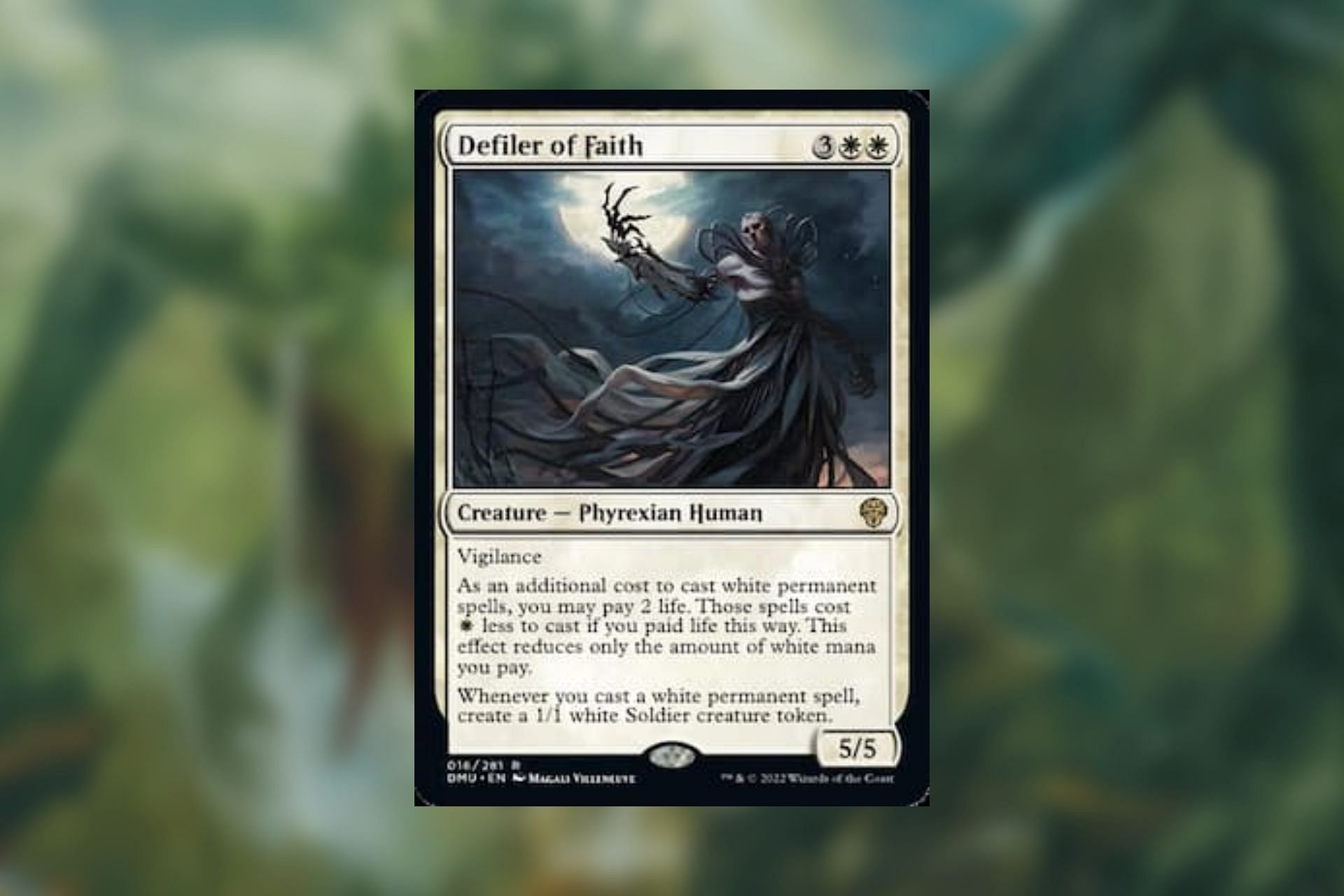 This Defiler helps with making Soldier tokens in Magic: The Gathering (Image via Wizards of the Coast)