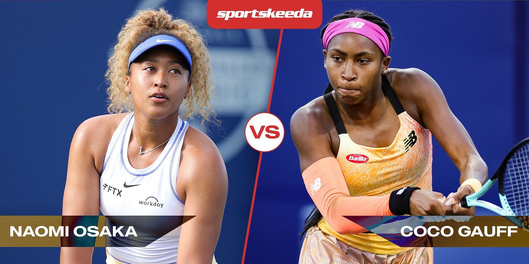 Naomi Osaka will square off against Coco Gauff in the second round of the Silicon Valley Classic
