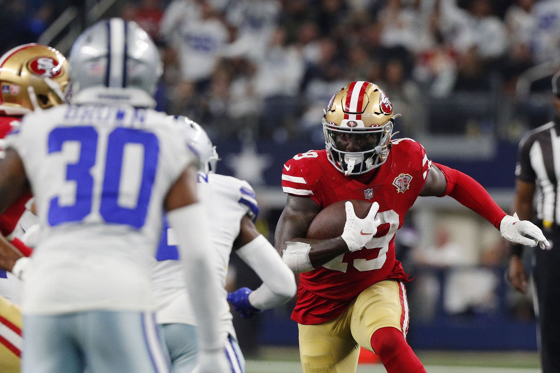 Deebo Samuel has run through the Dallas Cowboys and will do it again.