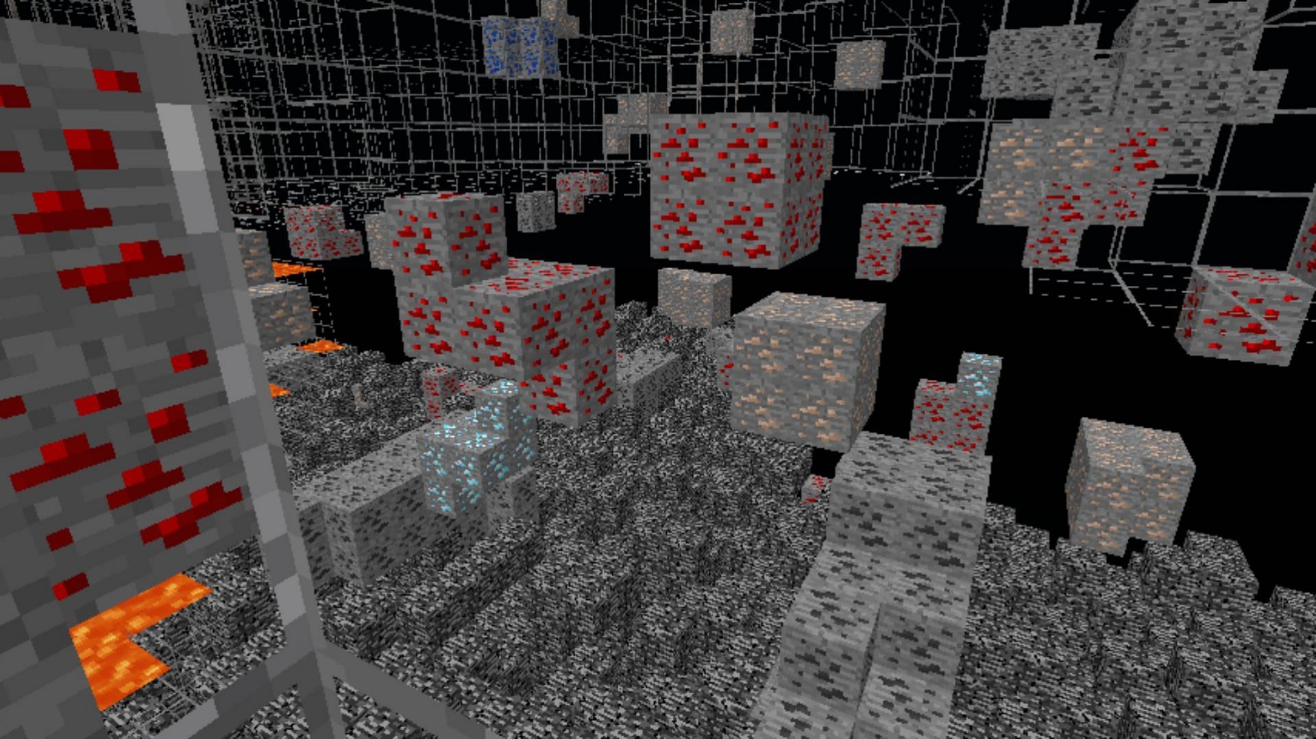 This texture pack is only used when players want to find ores easily (Image via CurseForge)