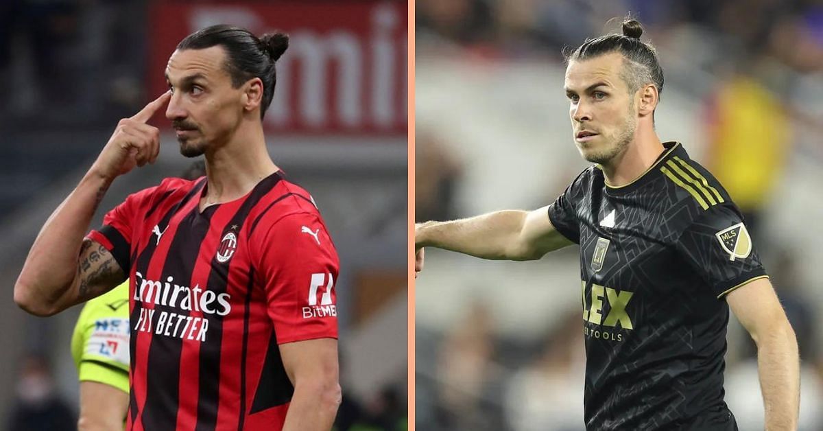 Zlatan Ibrahimovic (left) and Gareth Bale (right)