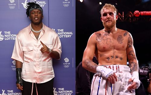 YouTubers-turned-boxers KSI (L) and Jake Paul (R)