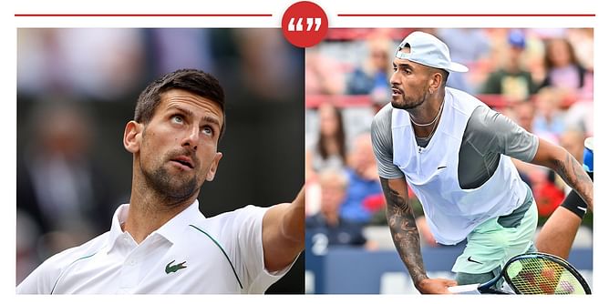 "Nick Kyrgios obviously serves a lot better than Novak Djokovic" - Thanasi Kokkinakis after 2022 US Open 1R exit