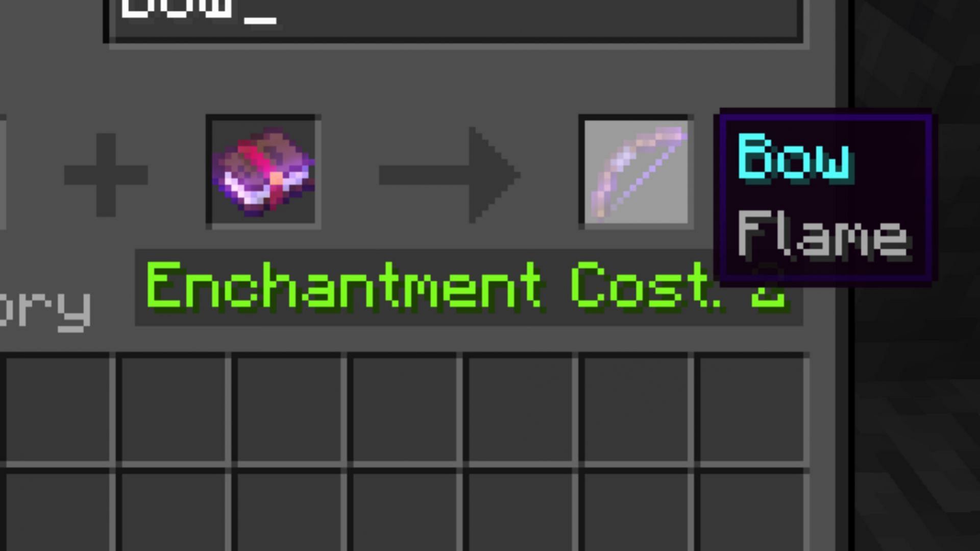 Applying enchantments cost some XP in Minecraft (Image via Mojang)