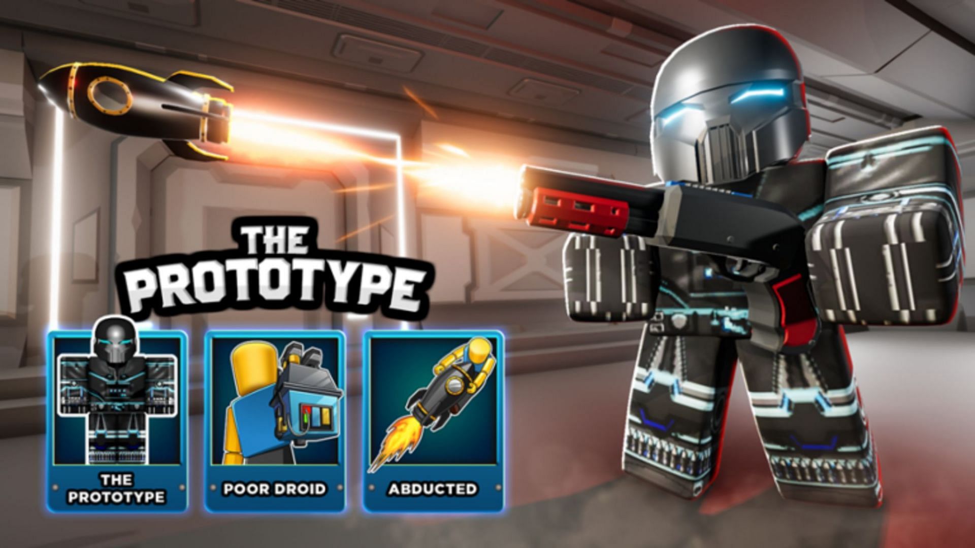 Players can try some fantastic weapons in Shoot Out (Image via Roblox)