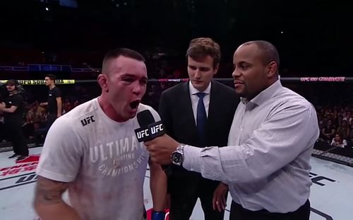 Colby Covington at UFC Fight Night: Sao Paulo [Image courtesy of UFC on YouTube]